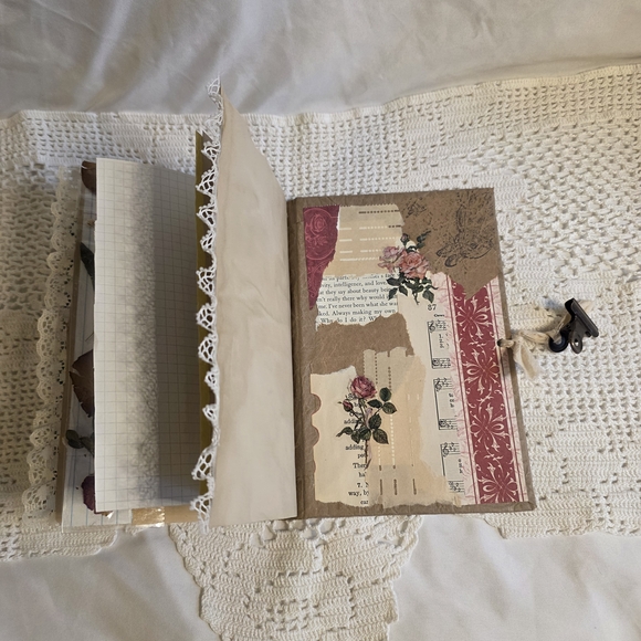 Brown Journal with Clip - Picture 12 of 12